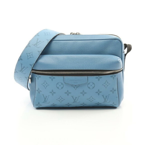 Louis Vuitton Messenger Shoulder Bag  Taiga Rama Blue Denim - Picture 1 of 6